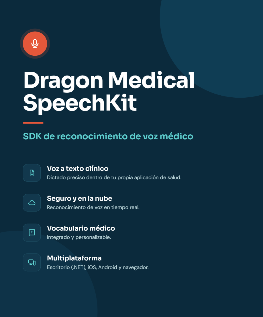Dragon Medical SpeechKit Español